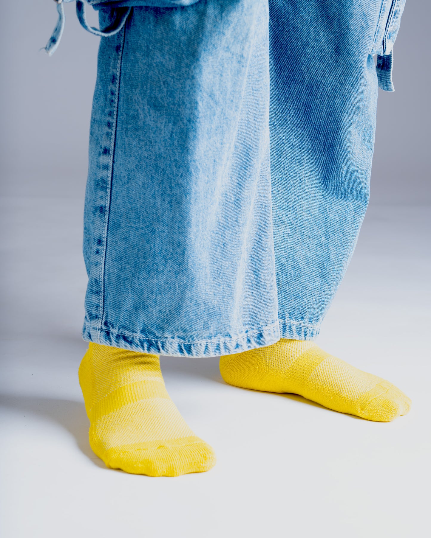 Bamboo Ankle Yellow Socks
