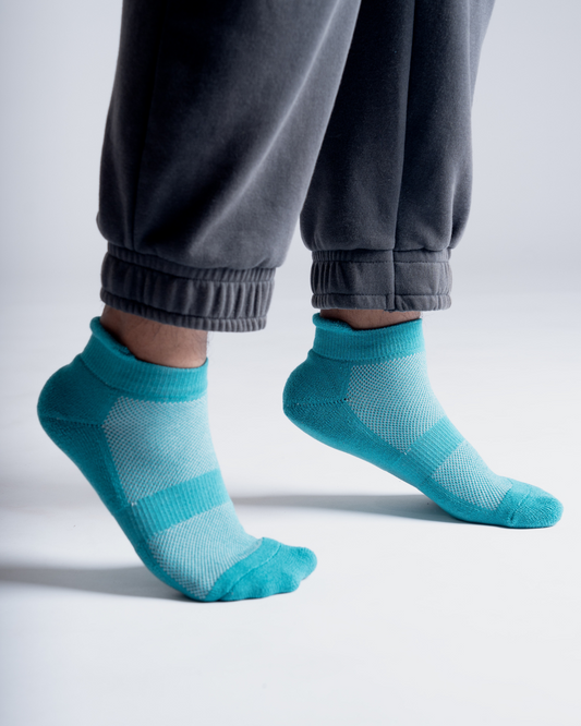 Bamboo Ankle Teal Socks