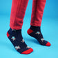 Spaceman Blue Socks