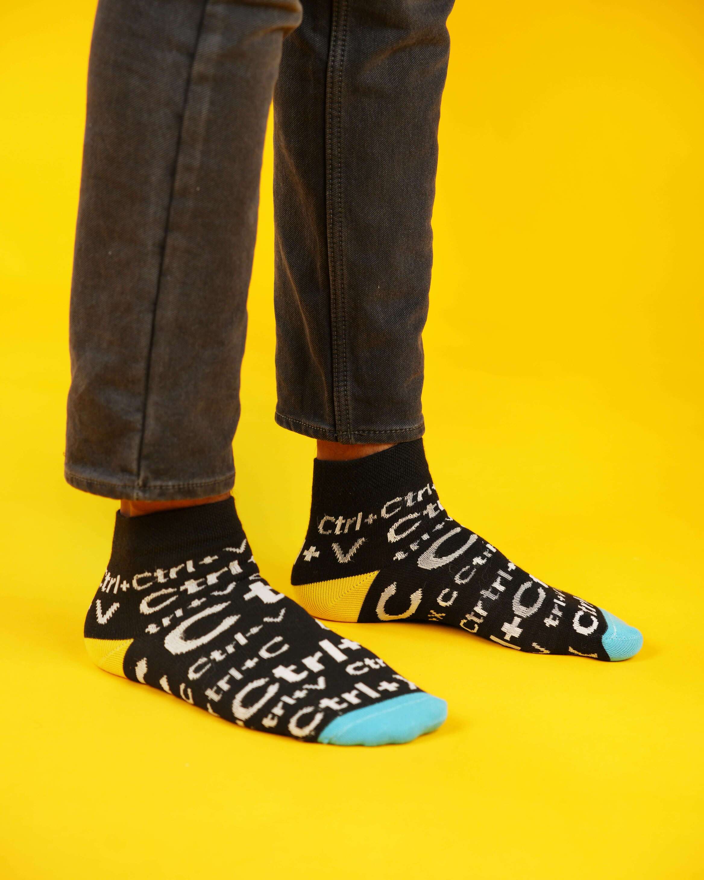 Copy Paste Black Socks β Hapso Socks